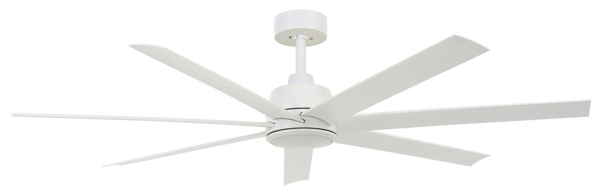 DECKENVENTILATOR  137/35 cm    - Weiss, Basics, Kunststoff/Metall (137/35cm) - P & B