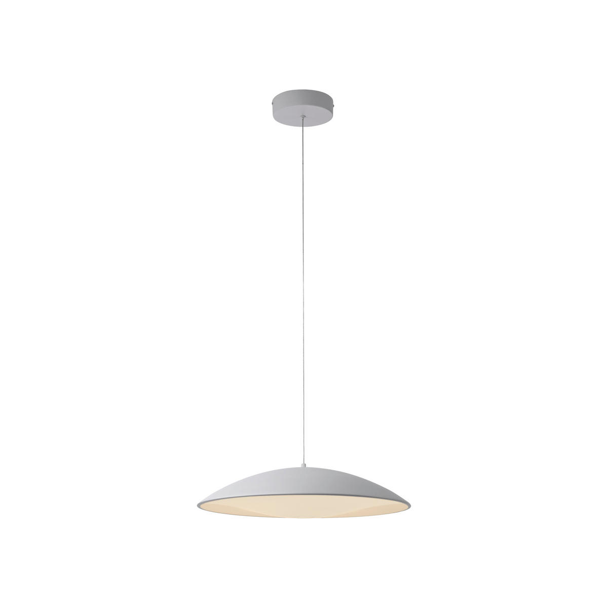 LED-PENDELLEUCHTE SW LENTE 50/50/180 cm   - Weiß, KONVENTIONELL, Kunststoff/Metall (50/50/180cm) - Schöner Wohnen