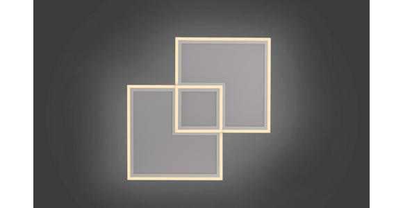 LED-DECKENLEUCHTE 67/67/5 cm   - Weiß, Trend, Kunststoff/Metall (67/67/5cm) - Novel