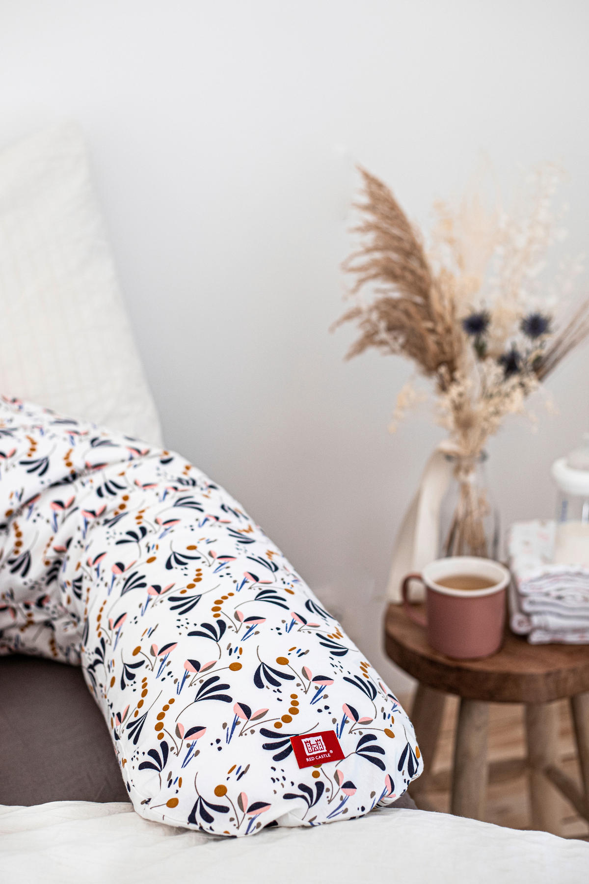 STILLKISSEN 170 cm Big Flopsy Fleur de Coton Howell White   - Weiß, KONVENTIONELL, Textil (170cm) - Beaba