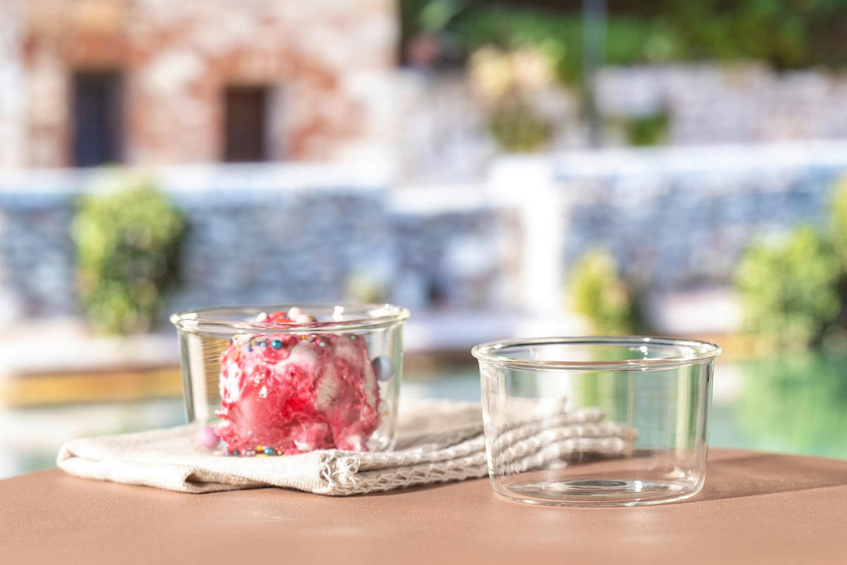 DESSERTSCHALE VETRO  - Transparent, Design, Glas (9,30/5,50/9,30cm) - Leonardo
