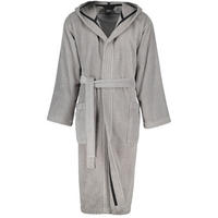 BADEMANTEL L Herren  - Grau, Basics, Textil (Lnull) - Cawoe