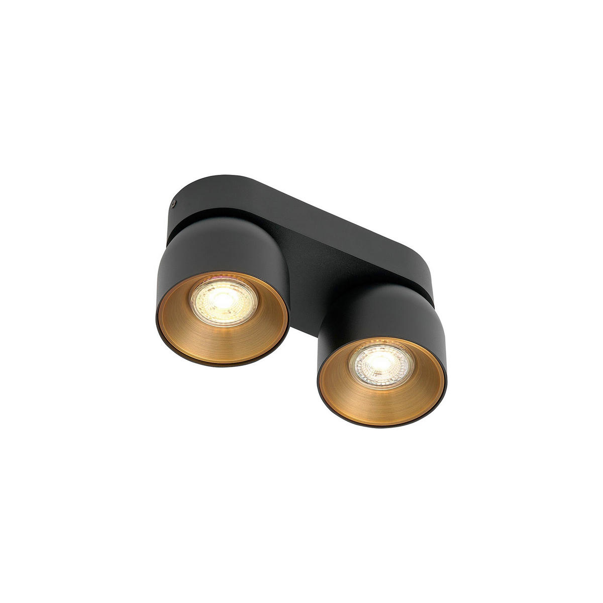 DECKENSTRAHLER 24/11,6 cm   - Schwarz, KONVENTIONELL, Metall (24/11,6cm) - Nordlux