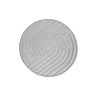 OUTDOORTEPPICH  für Terrasse und Balkon 120 cm Spirit Silberfarben  - Silberfarben, Design, Textil (120cm) - Esprit