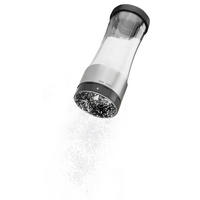 PUDERZUCKERSTREUER DISPENSO Metall, Kunststoff  - Silberfarben/Schwarz, Basics, Kunststoff/Metall (7/19,5cm) - Gefu