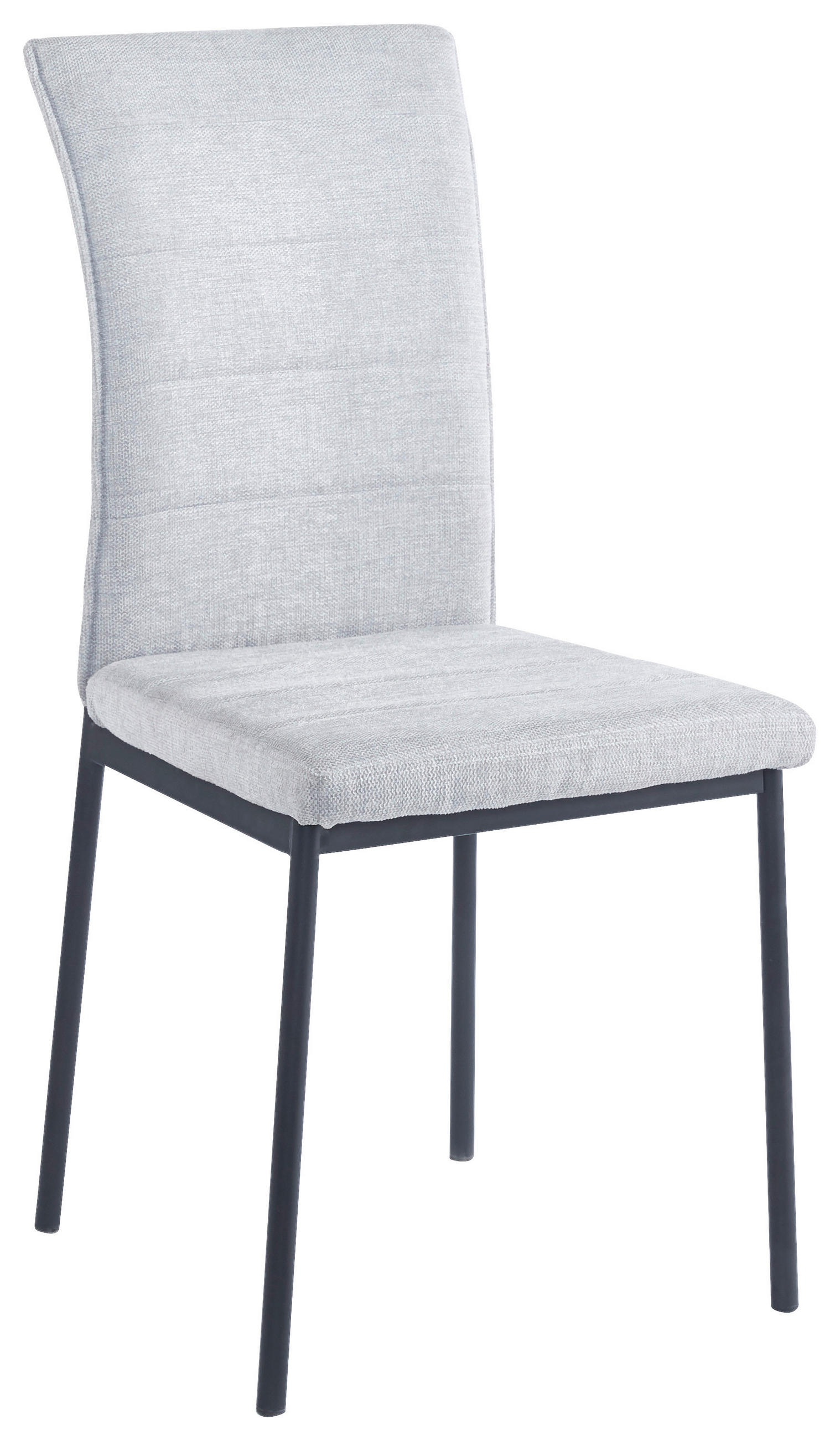 STOLICA  svijetlo siva  metal, tekstil      - svijetlo siva/crna, Design, metal/tekstil (44/95/57cm) - Carryhome