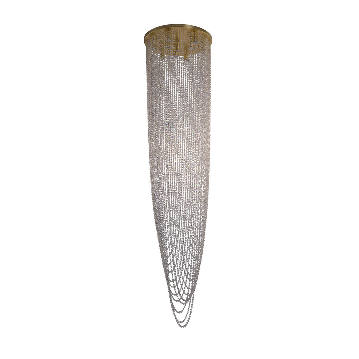 SVJETILJKA VISEĆA  65/250 cm      Swoop  - boje mjeda/prozirno, Lifestyle, staklo/metal (65/250cm)