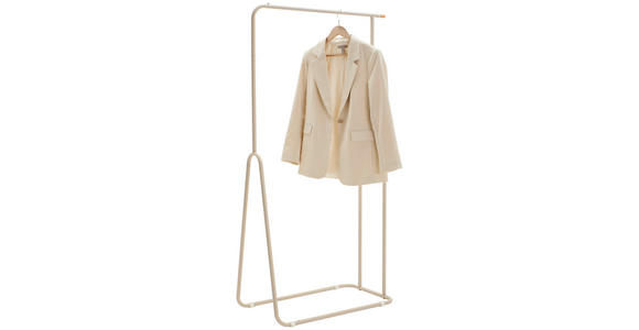 KLEIDERSTÄNDER in Creme 77,5/150/40 cm   - Creme, Basics, Holz/Metall (77,5/150/40cm) - Xora