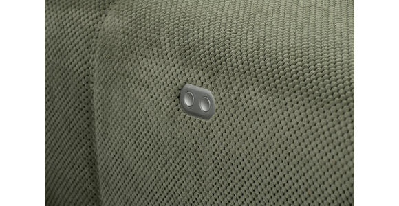 ECKSOFA in Velours Olivgrün 326/236 cm - Schwarz/Olivgrün, Design, Kunststoff/Textil (326/236cm) - Xora