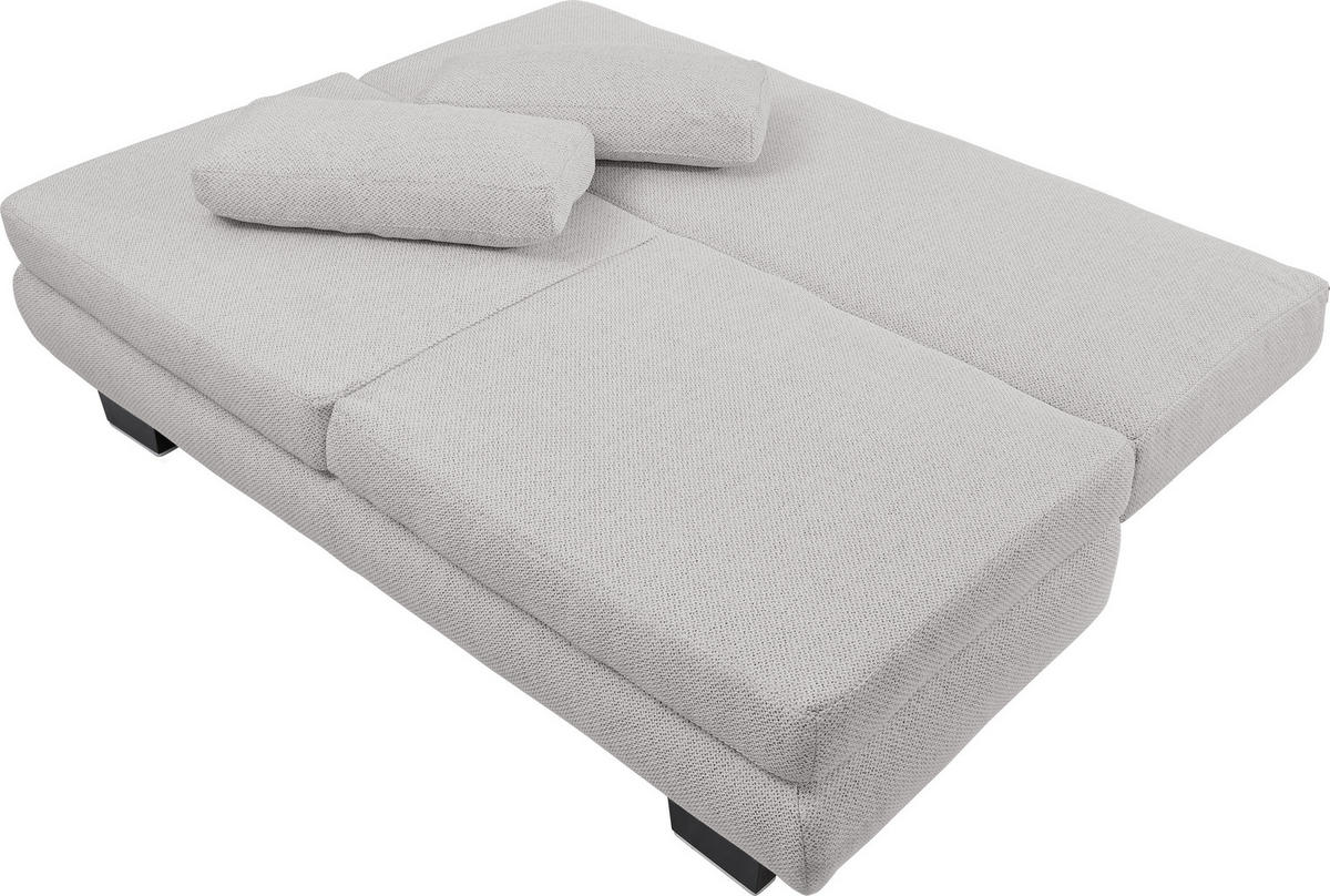SCHLAFSOFA  mit Fußauswahl, Stoffauswahl, Schlafen auf Sitzhöhe, Rücken echt Hellgrau  - Wengefarben/Hellgrau, Design, Holz/Textil (203/94/100cm) - Novel
