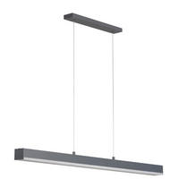 LED-PENDELLEUCHTE Vayana 119-189/70-180/12,5 cm   - Grau, Design, Metall (119-189/70-180/12,5cm) - Fischer & Honsel