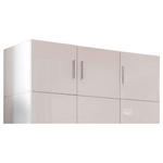 AUFSATZSCHRANK 120/40/54 cm  in  - Chromfarben/Weiß, KONVENTIONELL, Holzwerkstoff/Kunststoff (120/40/54cm) - Xora