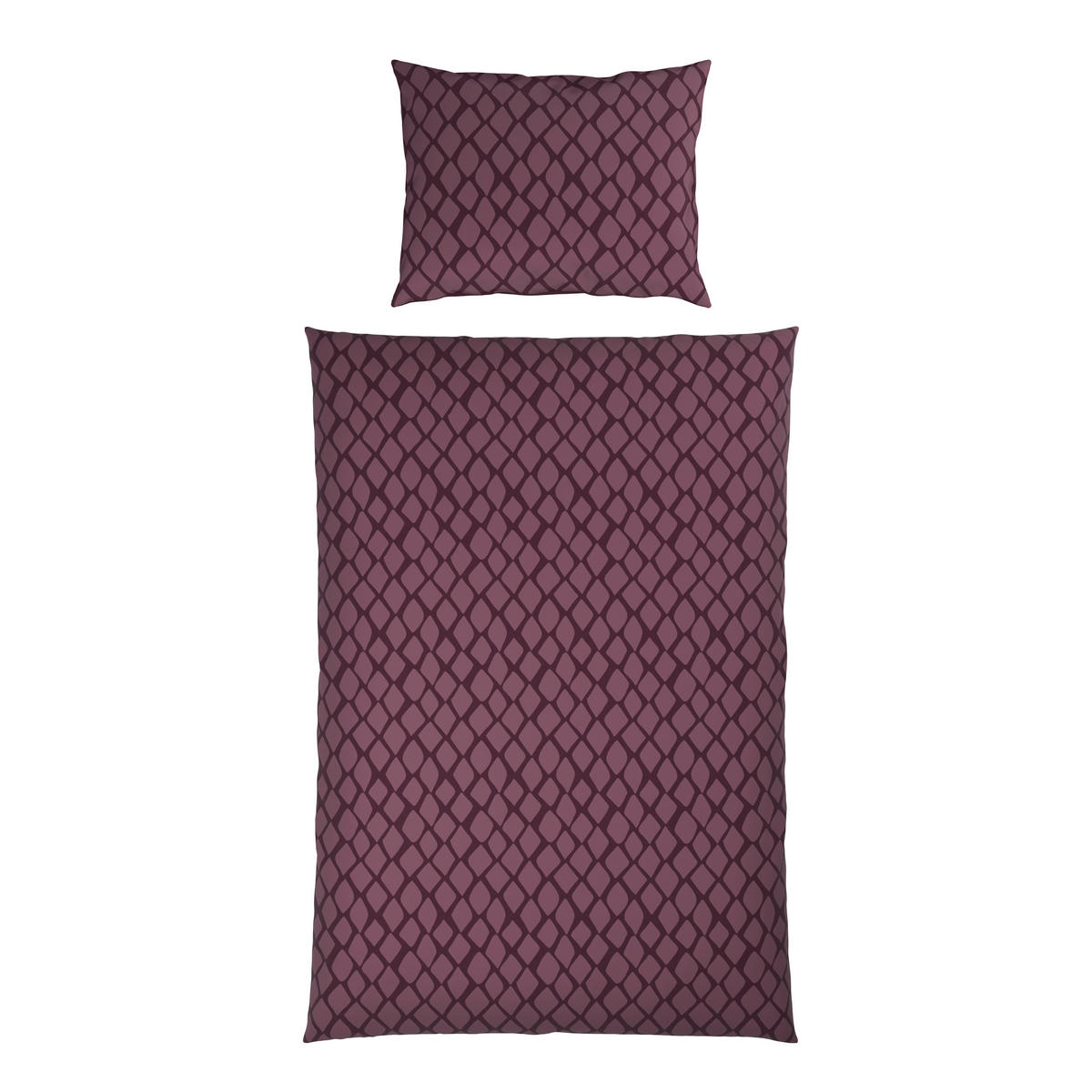 WENDEBETTWÄSCHE 2-teilig STRIPES DK Satin 140/200 cm  - Violett, Design, Textil (140/200cm) - Dieter Knoll