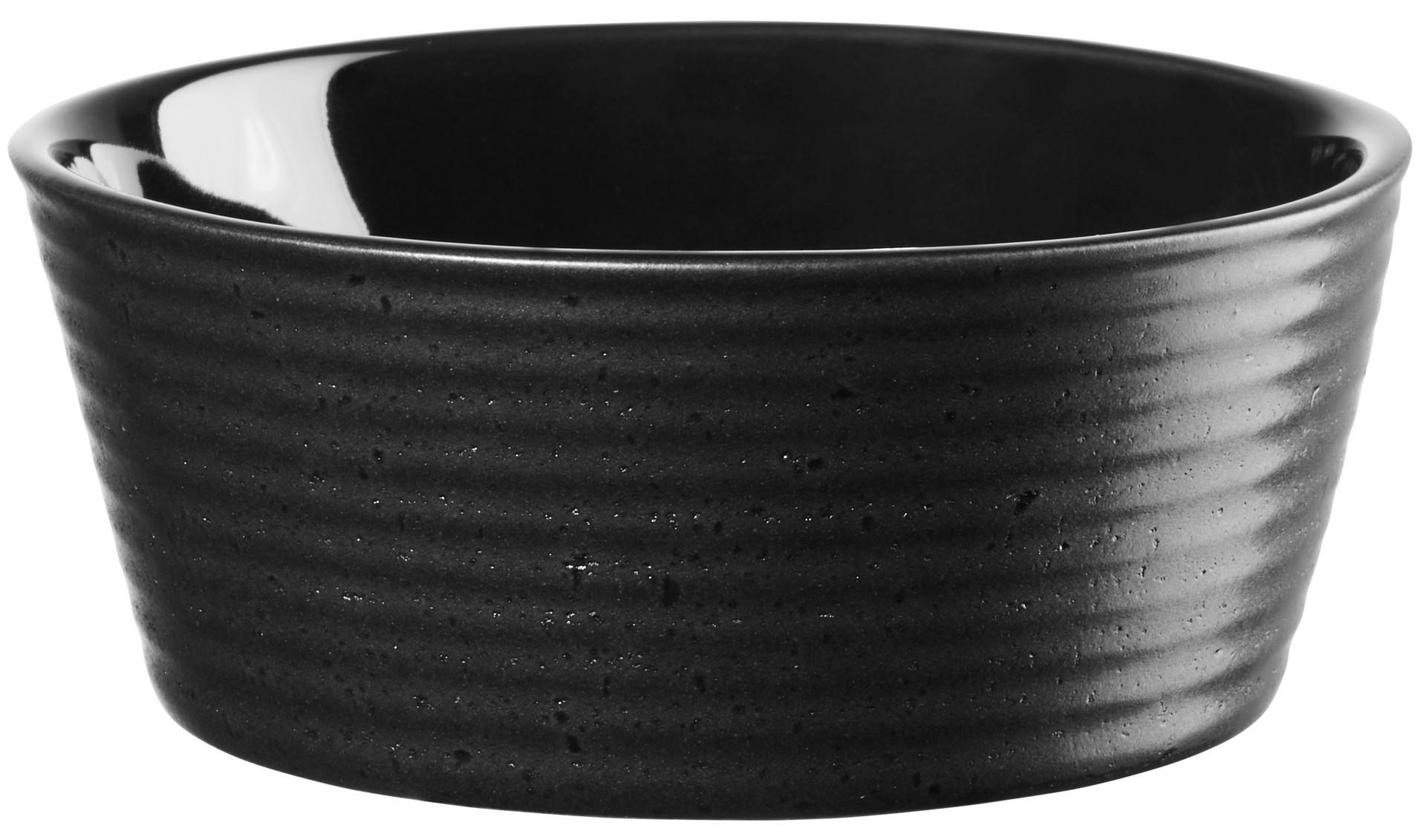 AUFLAUFFORM Keramik Steingut  - Schwarz, Basics, Keramik (11/4,5cm) - ASA