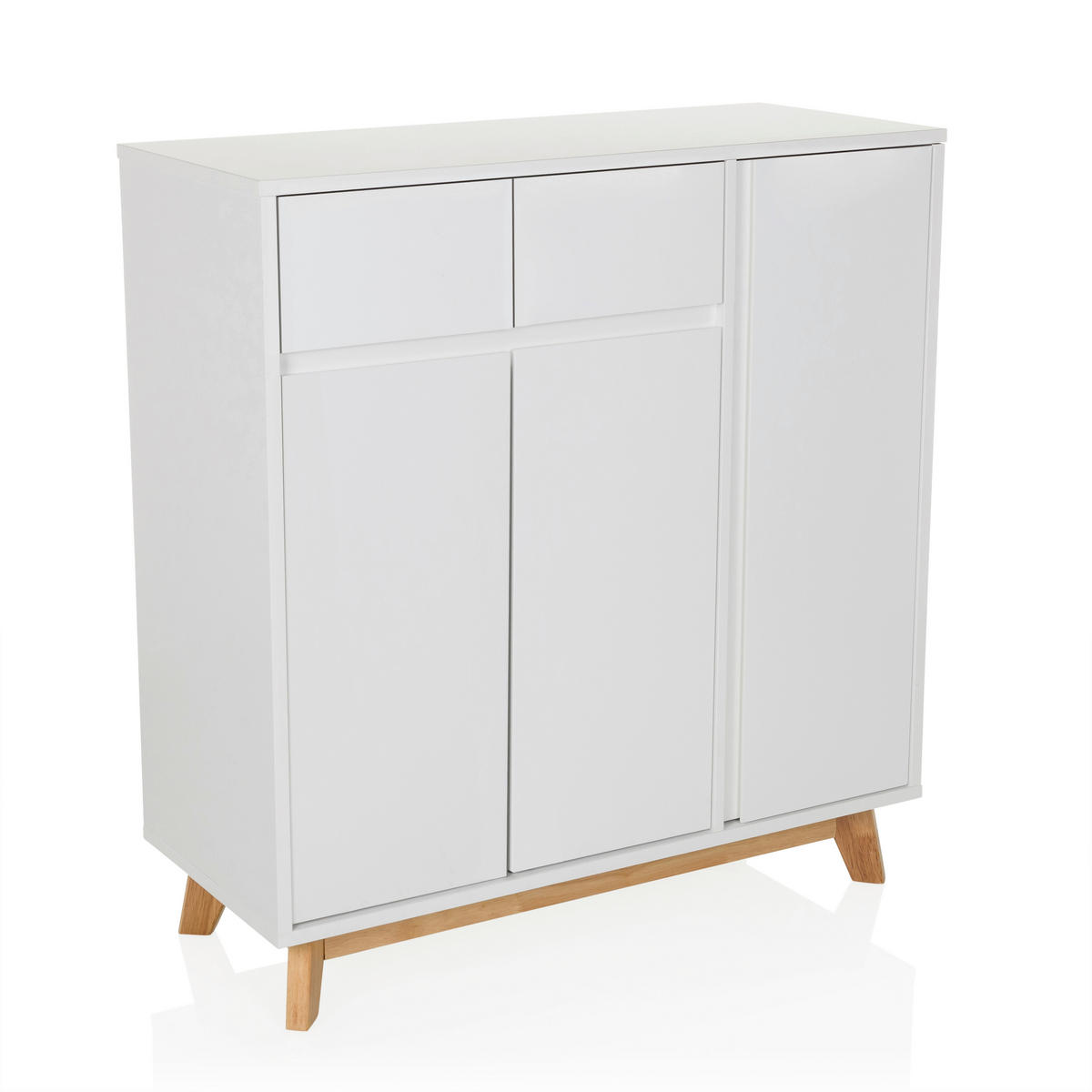KOMODA, bílá, 80/85/34 cm - bílá, Moderní, dřevo/kompozitní dřevo (80/85/34cm) - MID.YOU