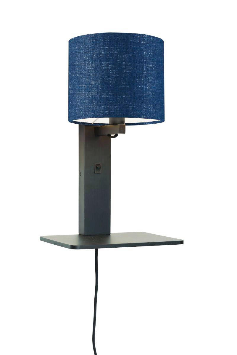 Good & Mojo Wandleuchte GOOD\u0026MOJO Blau, Schwarz 24x36x19 cm