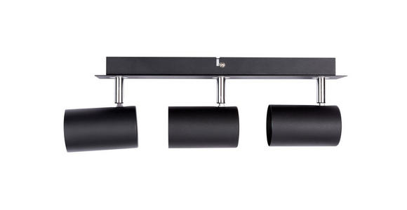 STRAHLER 40/7/15 cm - Schwarz, Basics, Metall (40/7/15cm) - Novel