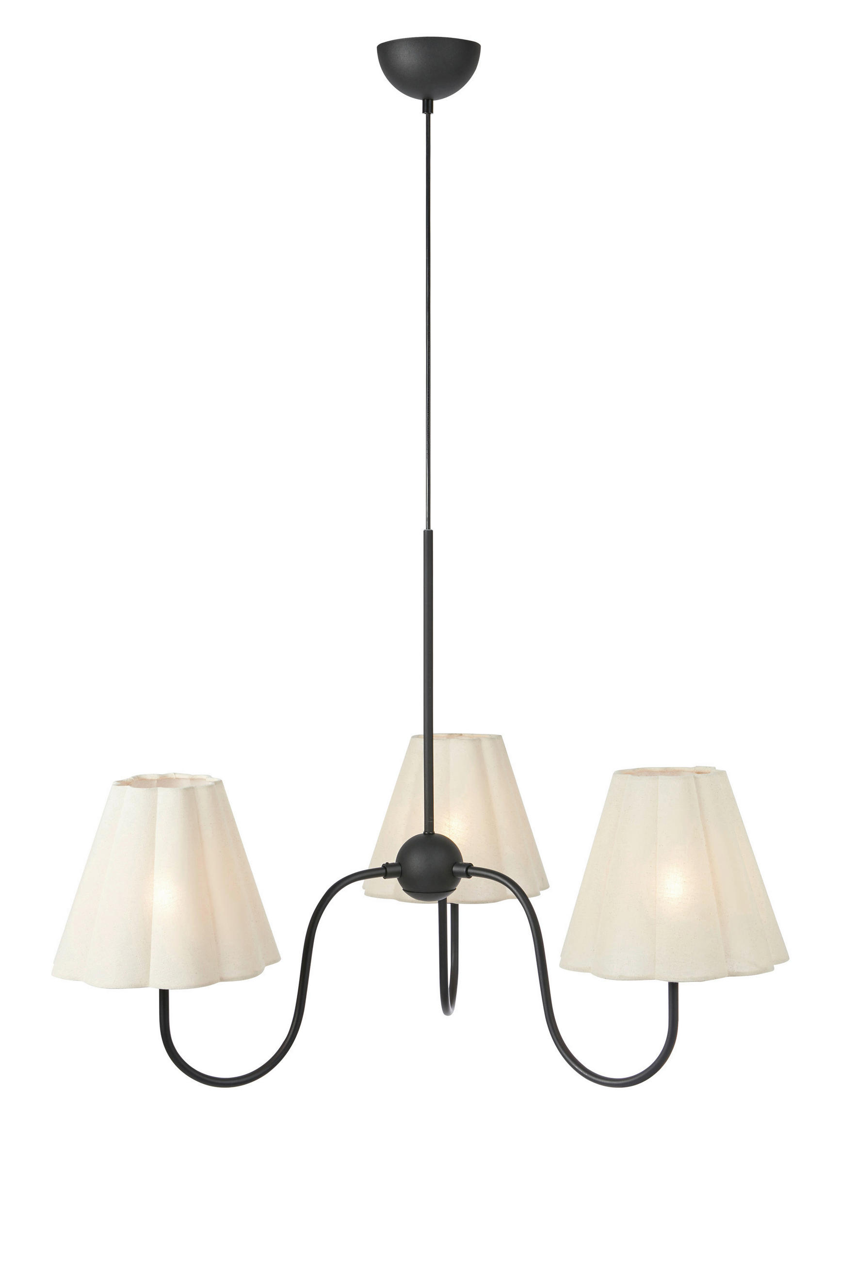 Markslöjd Pendelleuchte Veya Schwarz, Beige 90x62x90 cm