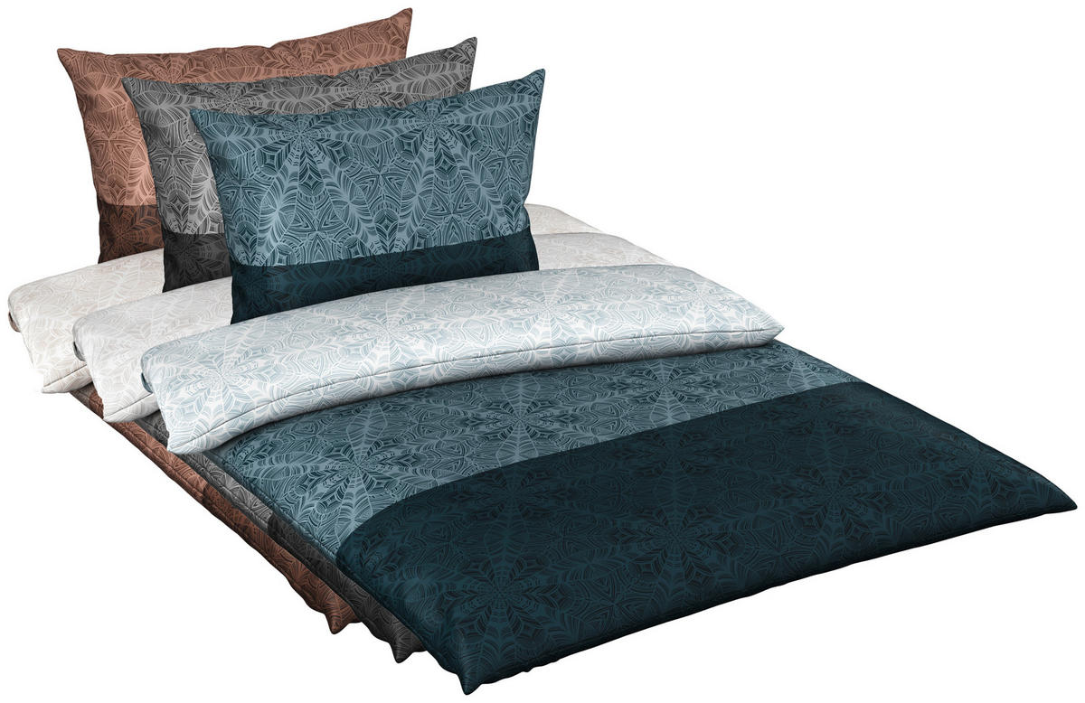 POVLEČENÍ, satén, modrá, 140/200 cm - modrá, Konvenční, textil (140/200cm) - Esposa