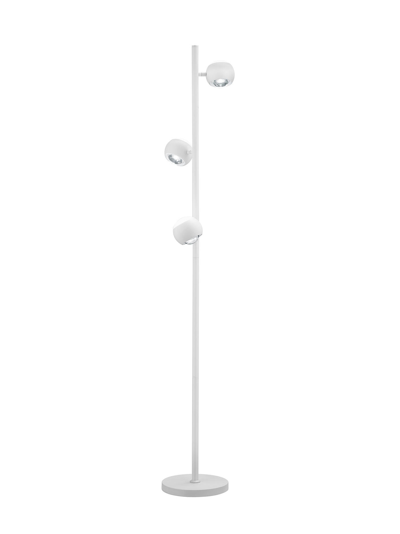 STOJACÍ LED SVÍTIDLO, 23/150 cm  - bílá, Konvenční, kov (23/150cm) - Musterring