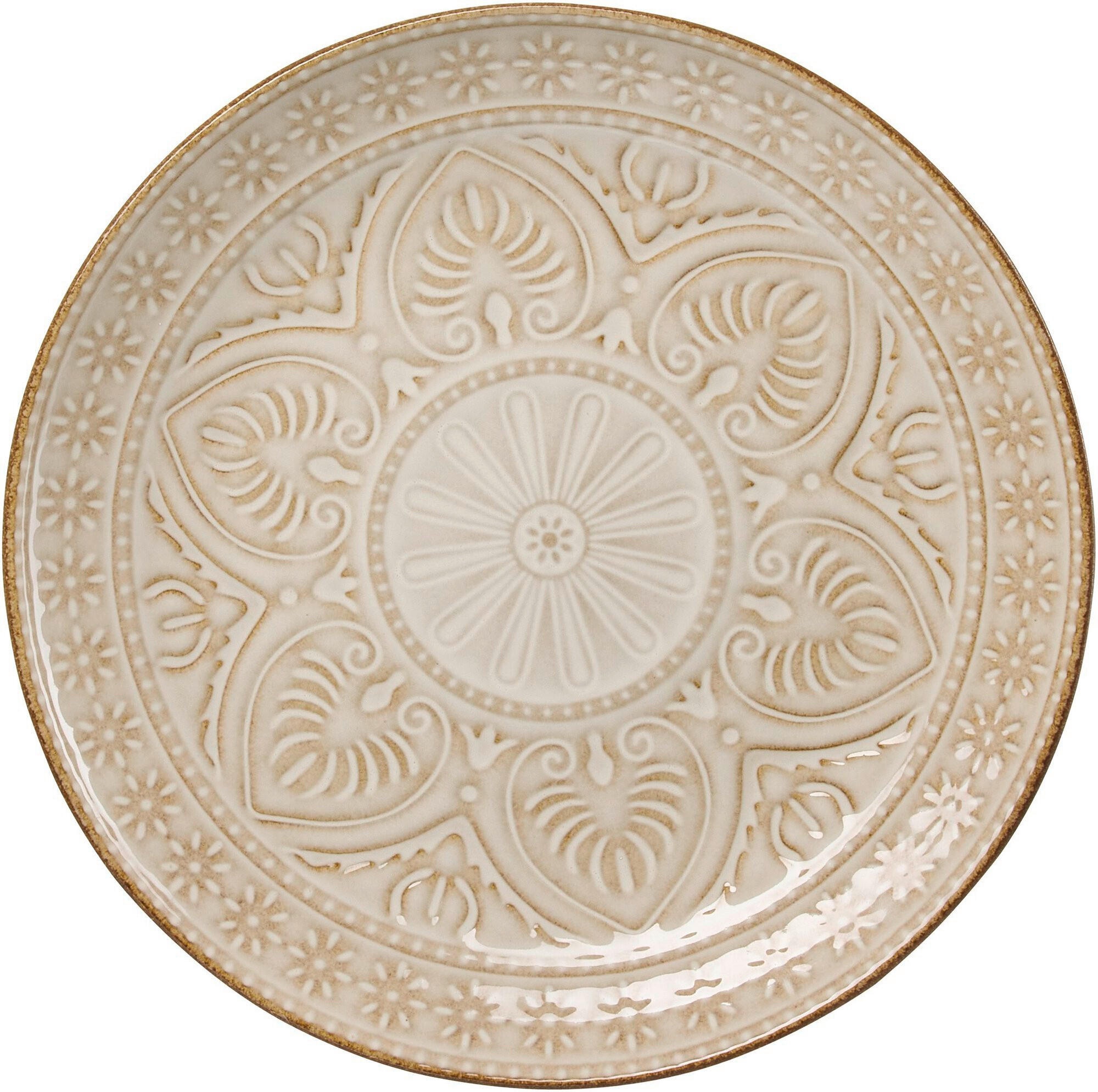 DESSERTTELLER Creme Omara - Creme, Keramik (21/21/2cm) - Ritzenhoff Breker
