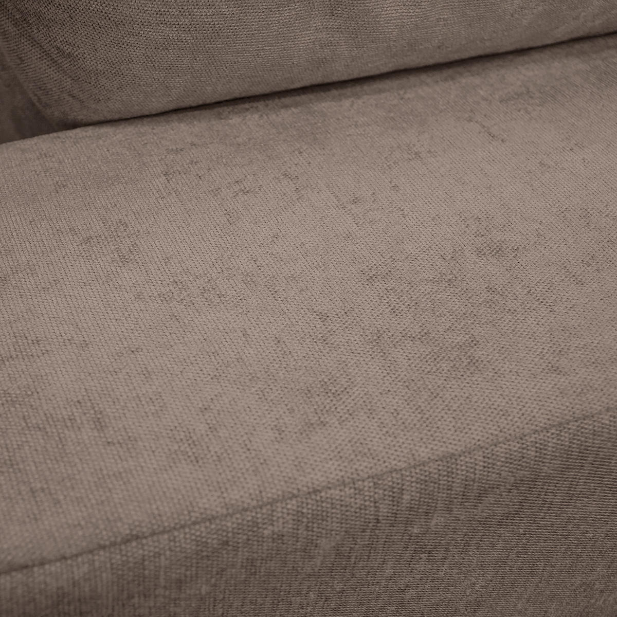 Ecksofa inkl. Hocker in Flachgewebe Braun  - Schwarz/Braun, Design, Holz/Textil (174/247cm) - MID.YOU