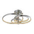 LED-DECKENLEUCHTE - Chromfarben, Design, Glas/Metall (57/47/26cm) - Ambiente