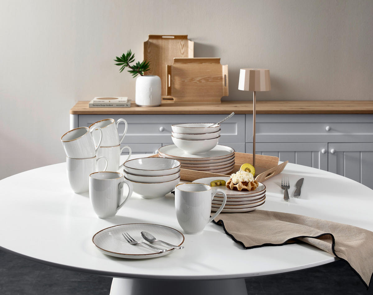KOMBISERVICE 24-teilig Bergen  - Beige, Design, Keramik - Landscape