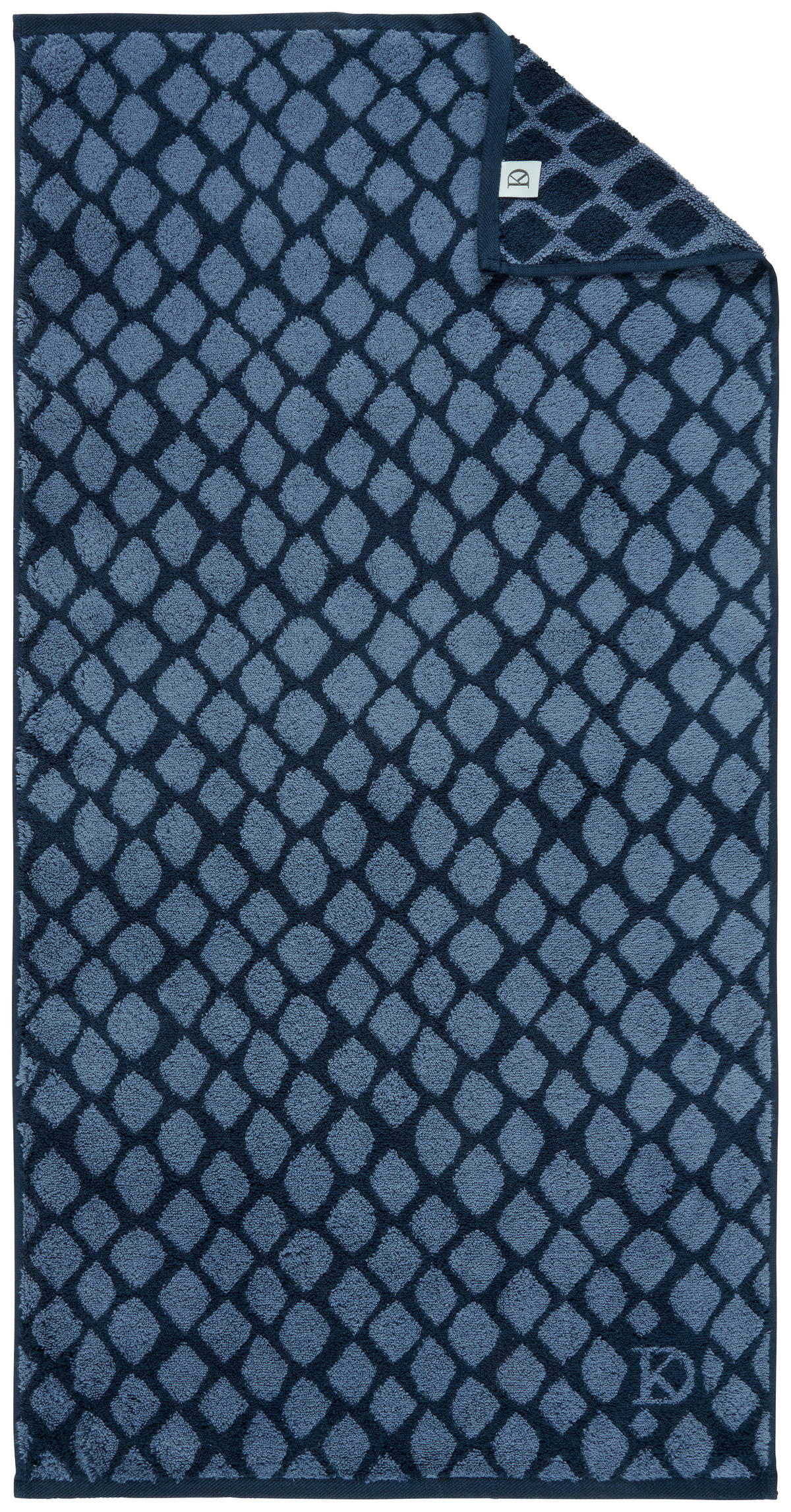 GÄSTETUCH Snako Blau, Dunkelblau 2-teilig 30/50 cm  - Blau/Dunkelblau, Design, Textil (30/50cm) - Dieter Knoll