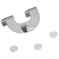 RAFFHAKEN  - Silberfarben, Basics, Metall (7,5/4/2cm) - Novel