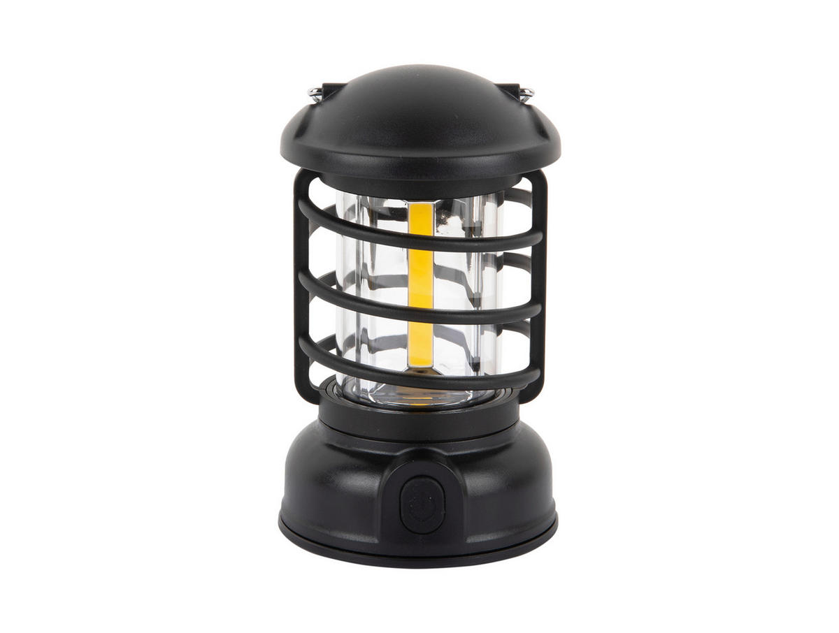 CAMPINGLATERNE Camping lantern  - Schwarz, Basics, Metall (8.5/8.5/15cm) - Leitmotiv