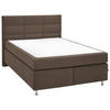 BOXSPRINGBETT 140/200 cm  in Braun  - Alufarben/Braun, Konventionell, Textil/Metall (140/200cm) - Dieter Knoll