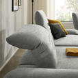 ECKSOFA  in Bouclé Grau  170-195/280 cm  - Schwarz/Grau, Design, Textil/Metall (170-195/280cm) - Dieter Knoll