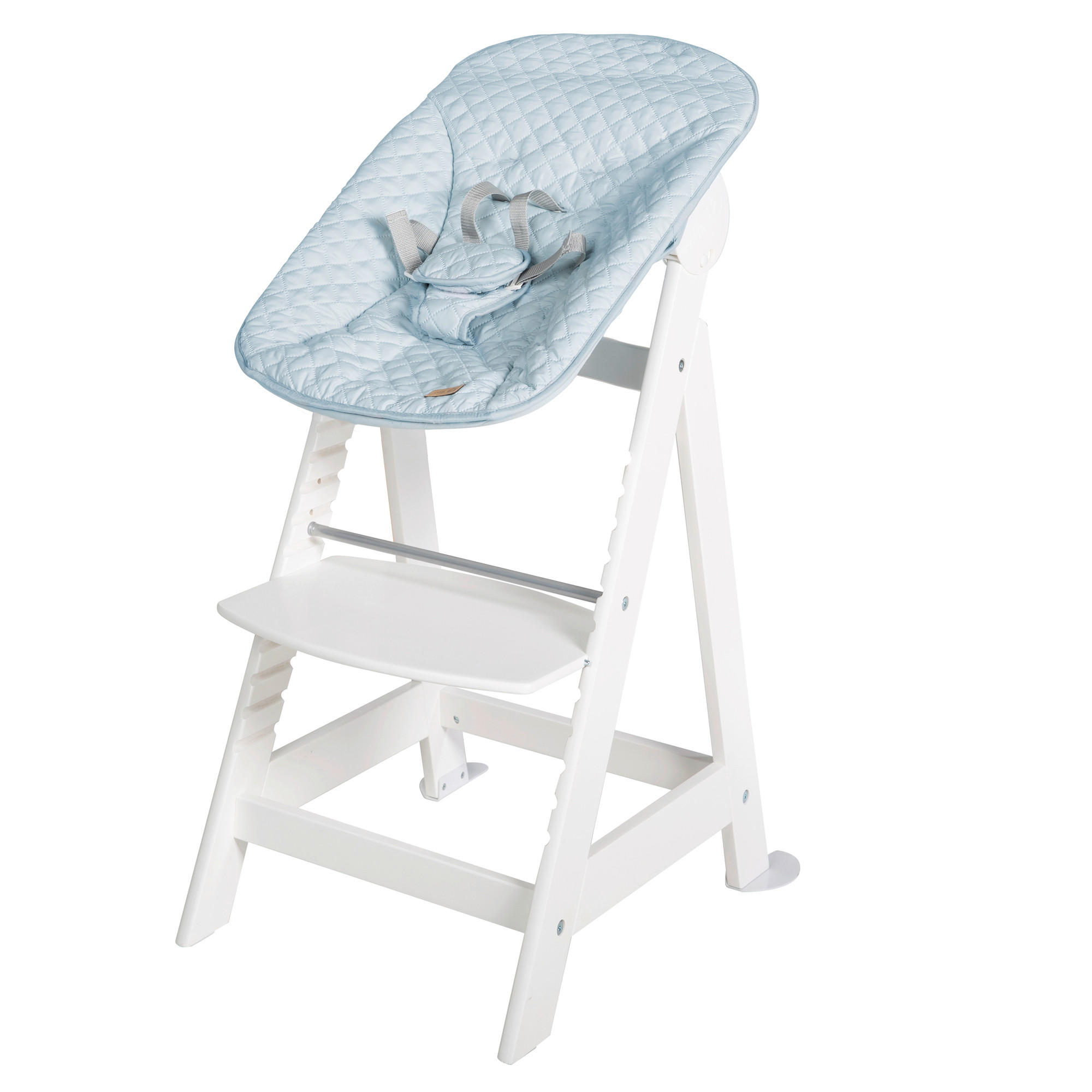 HOCHSTUHL roba Style Born Up  - Weiß/Hellblau, Basics, Holzwerkstoff/Textil (52/94/66,5cm) - Roba