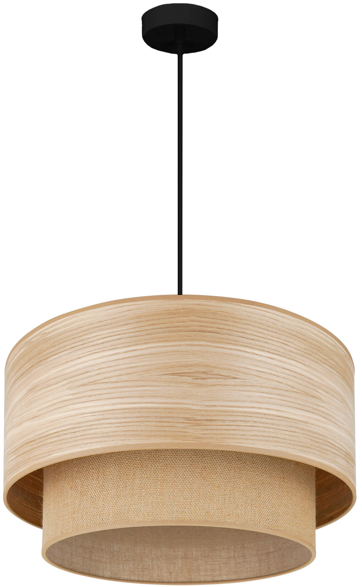 HÄNGELEUCHTE Montana Boho 45/95 cm   - Beige, Natur, Textil (45/95cm)