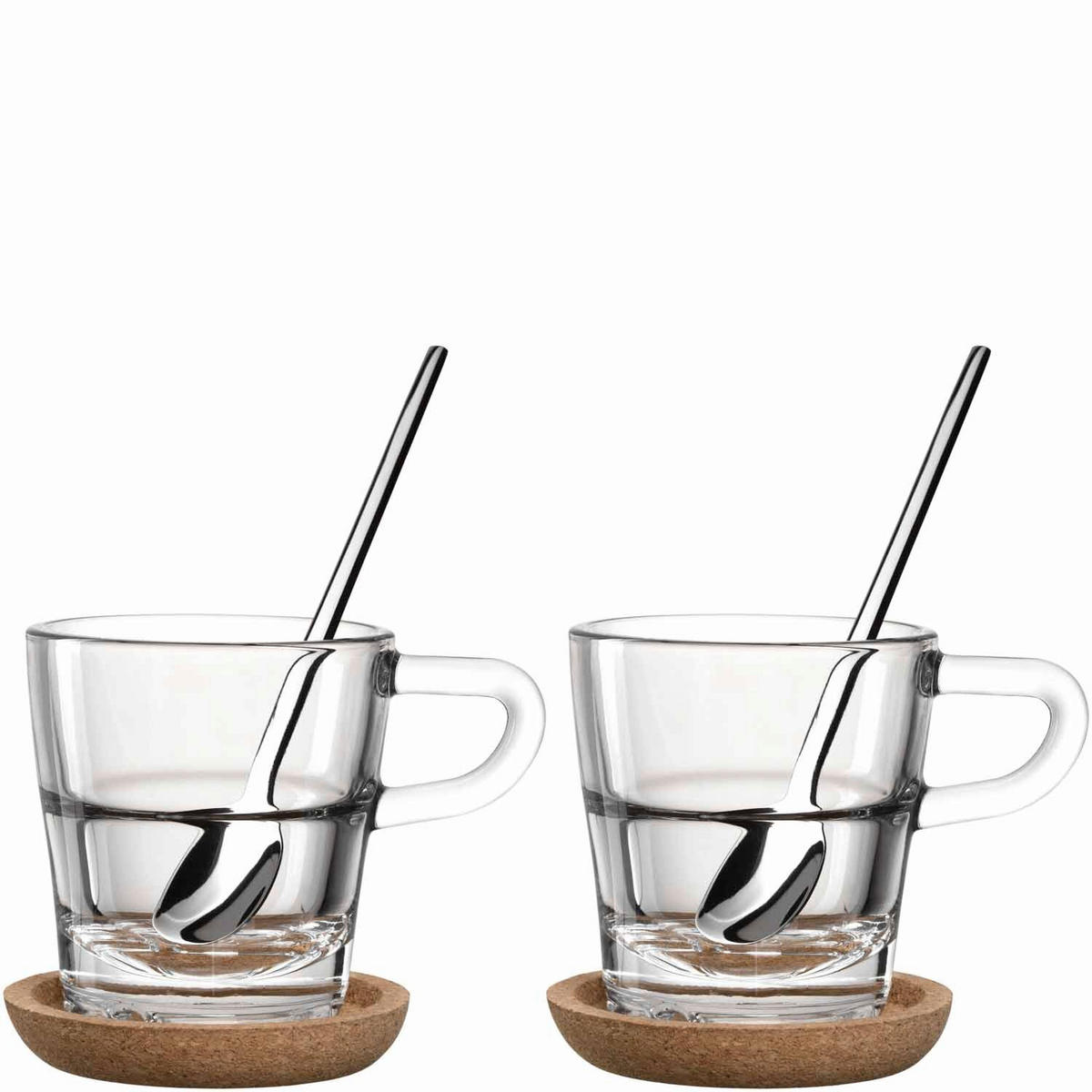 SKODELICA ZA ESPRESO  SENSO  40 ml      - prozorno, Basics, kovina/steklo (17/7,9/7,6cm) - Leonardo