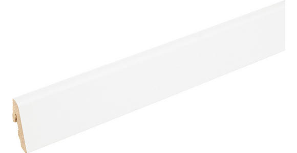 SOCKELLEISTE Weiß  - Weiß, Basics, Holz (240/1,85/3,85cm) - Homeware