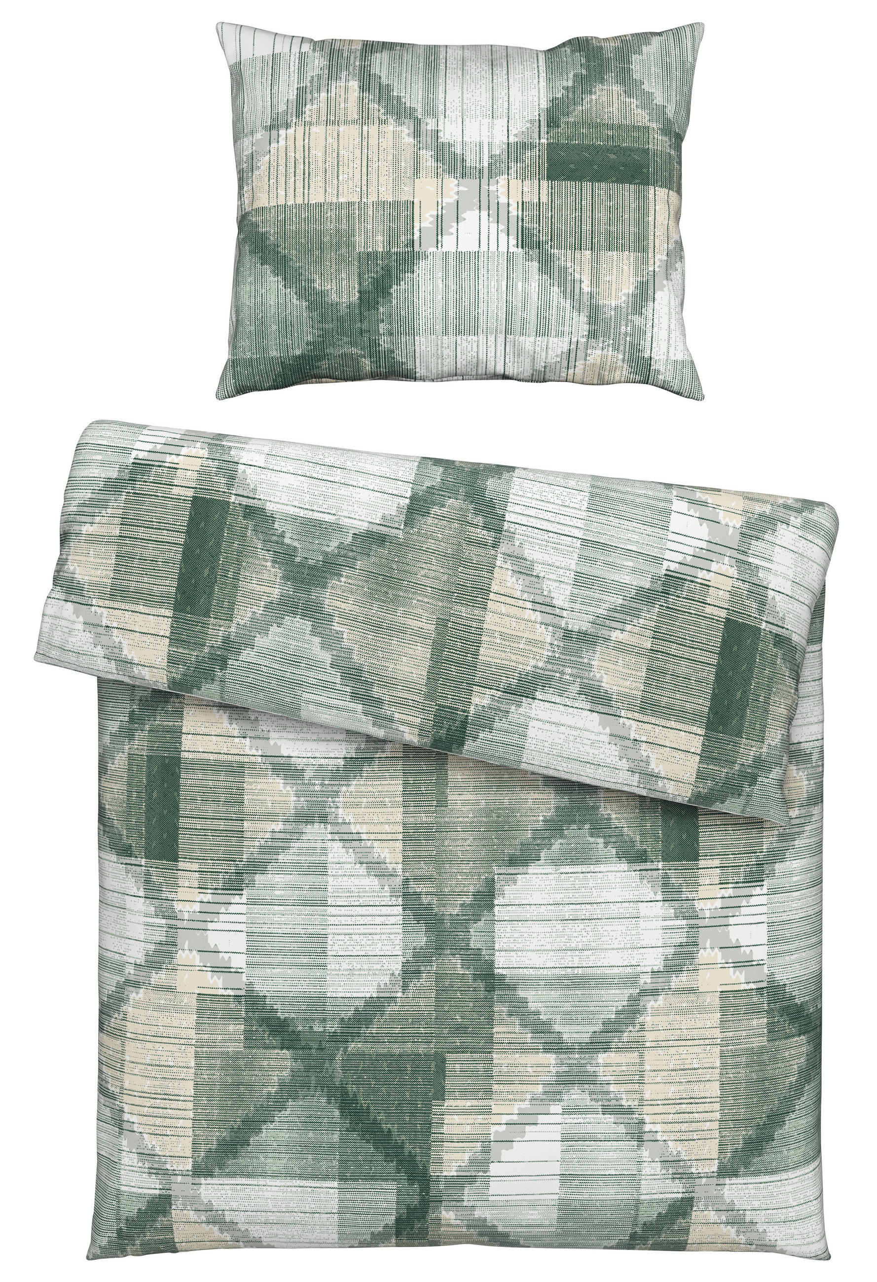 POSTELJINA JAN 140/200 cm flanel zelena  - zelena, Konvencionalno, tekstil (140/200cm) - Esposa