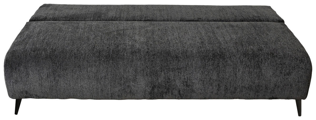 CANAPEA EXTENSIBILĂ lemn, plastic, textil antracit  - antracit/negru, Trend, plastic/lemn (200/88/100cm) - Carryhome