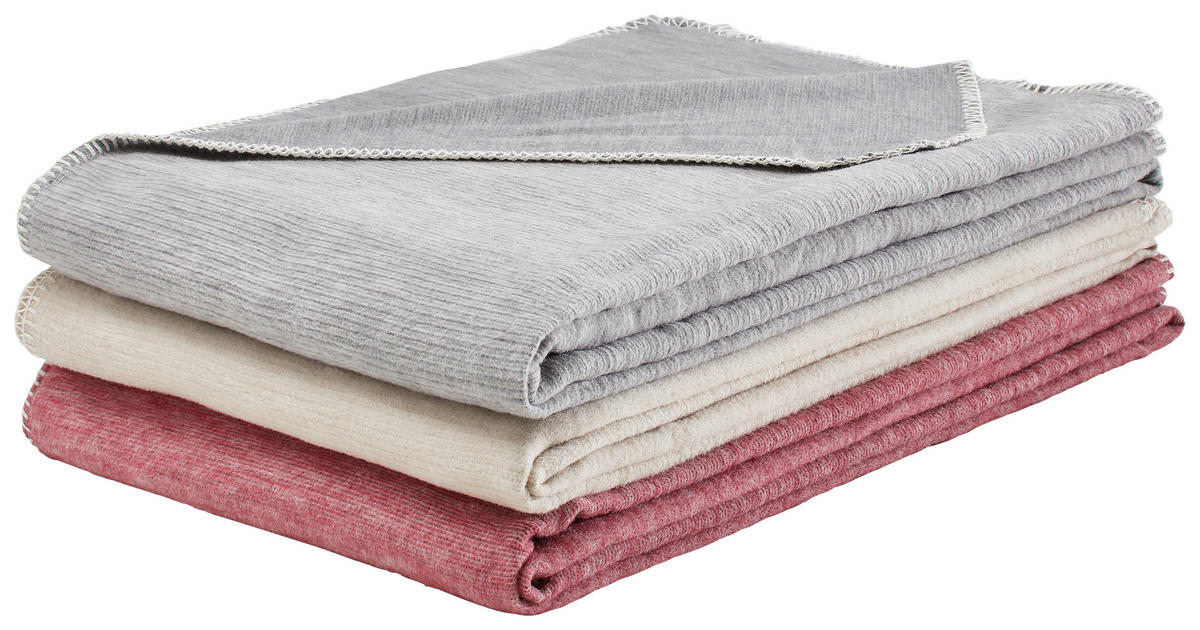 PLAID LEELA 140/200 cm  - Naturfarben, Basics, Textil (140/200cm) - Bio:Vio