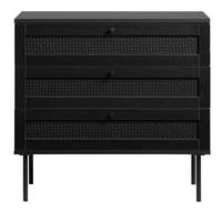 BYRÅ 80/75/40 cm  - svart, Trend, metall/trämaterial (80/75/40cm) - Best Price