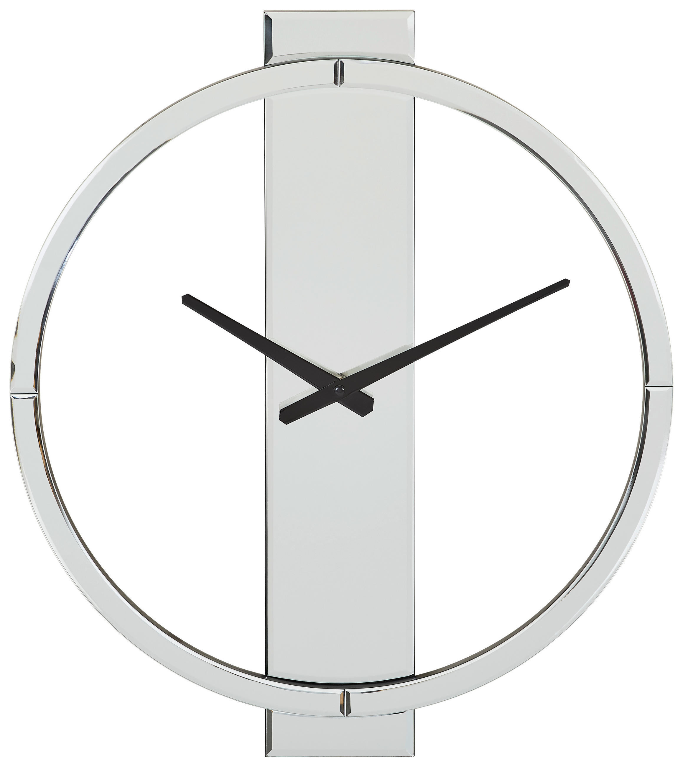 STENSKA URA  prozorno  - prozorno, Trend, steklo/leseni material (44/50/3,7cm) - Xora