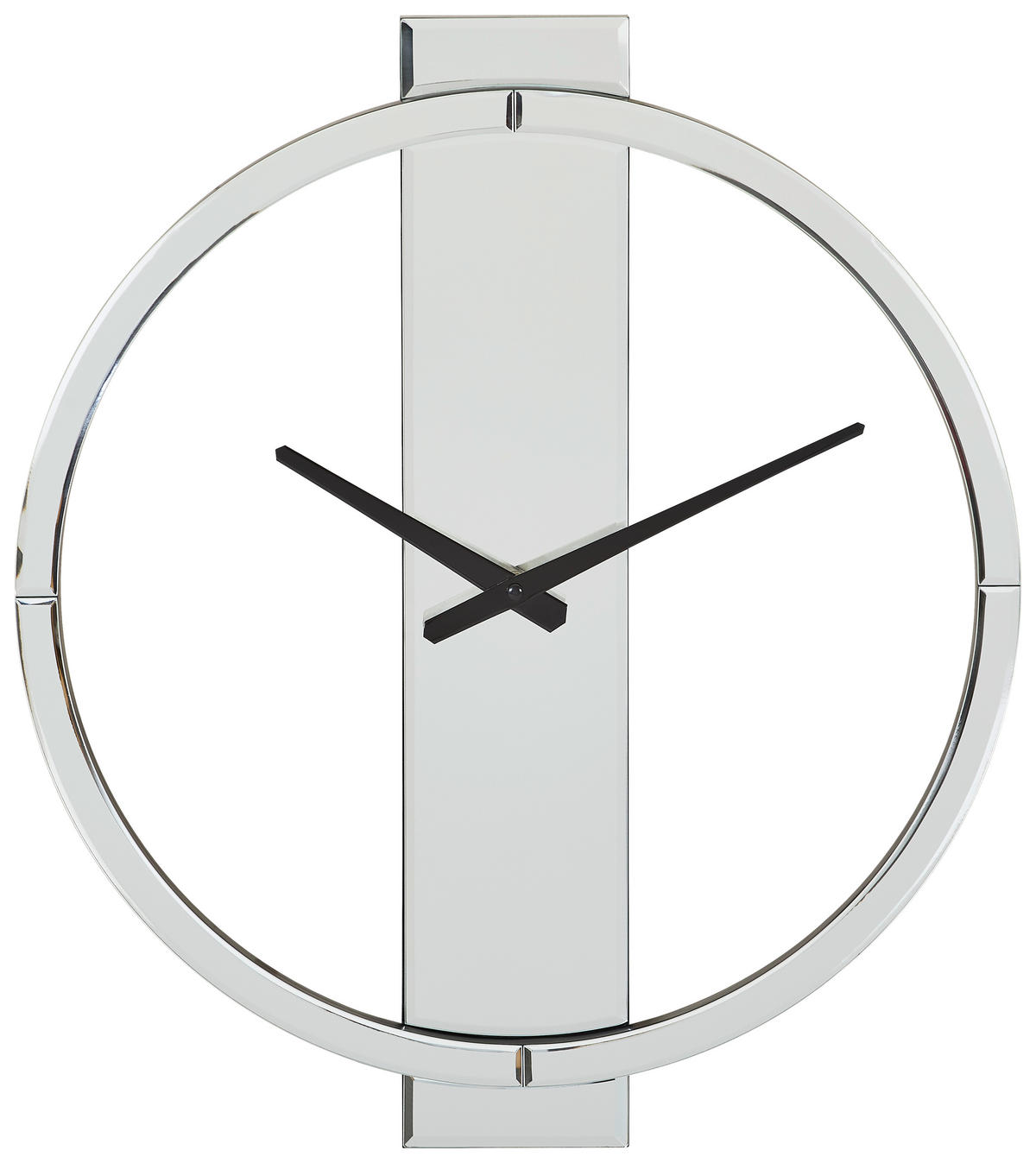 STENSKA URA  prozorno  - prozorno, Trend, steklo/leseni material (44/50/3,7cm) - Xora