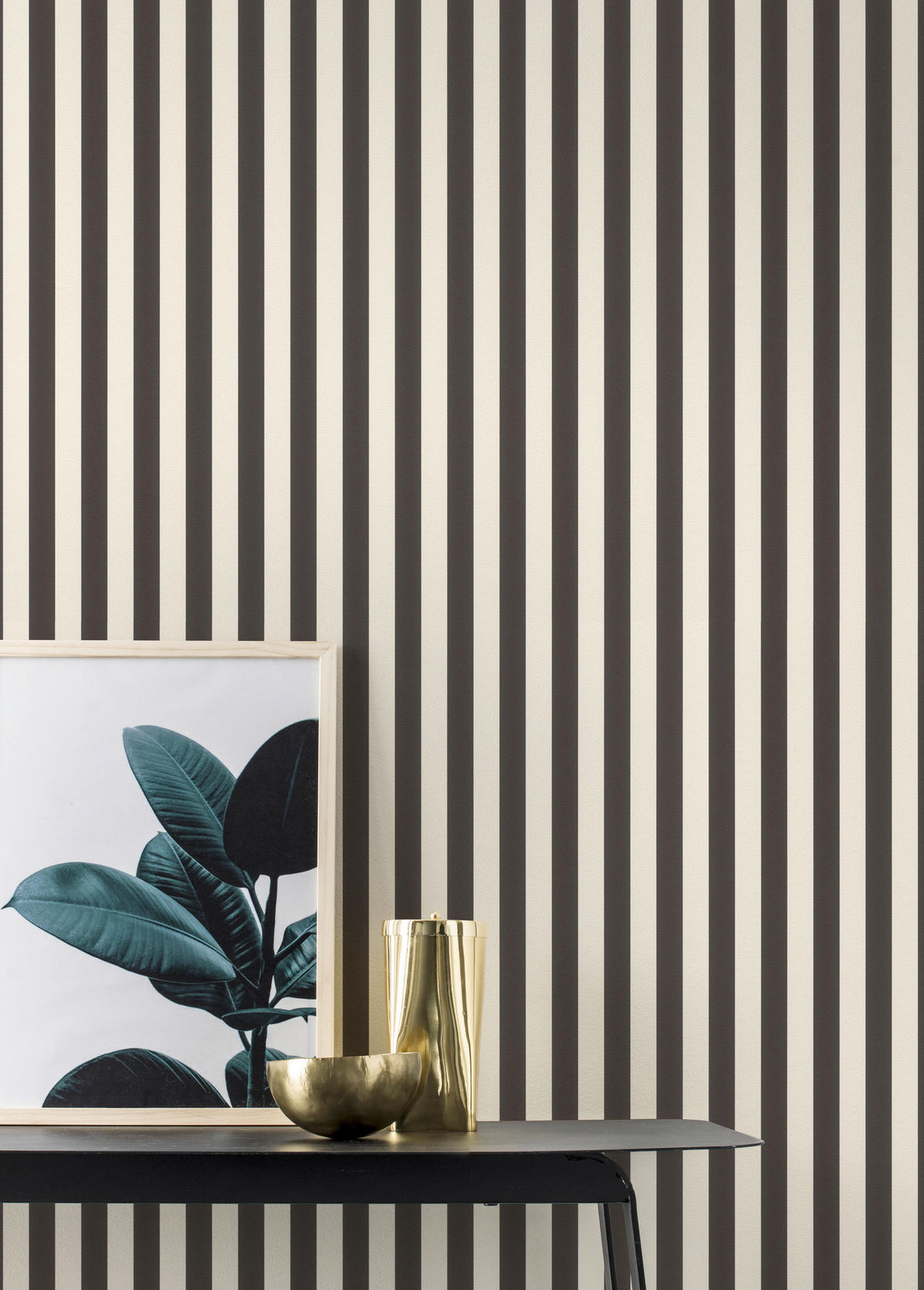 TAPETE - Schwarz, Basics, Textil (600/53cm) - Tesa
