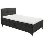 BOXBETT 120/200 cm  in Anthrazit  - Anthrazit, Basics, Holzwerkstoff/Textil (120/200cm) - Xora