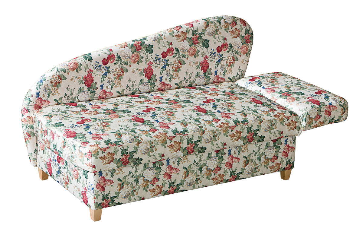 LIEGE  in Flachgewebe Anthrazit  - Anthrazit, LIFESTYLE, Holz/Textil (180/97/85cm) - Novel