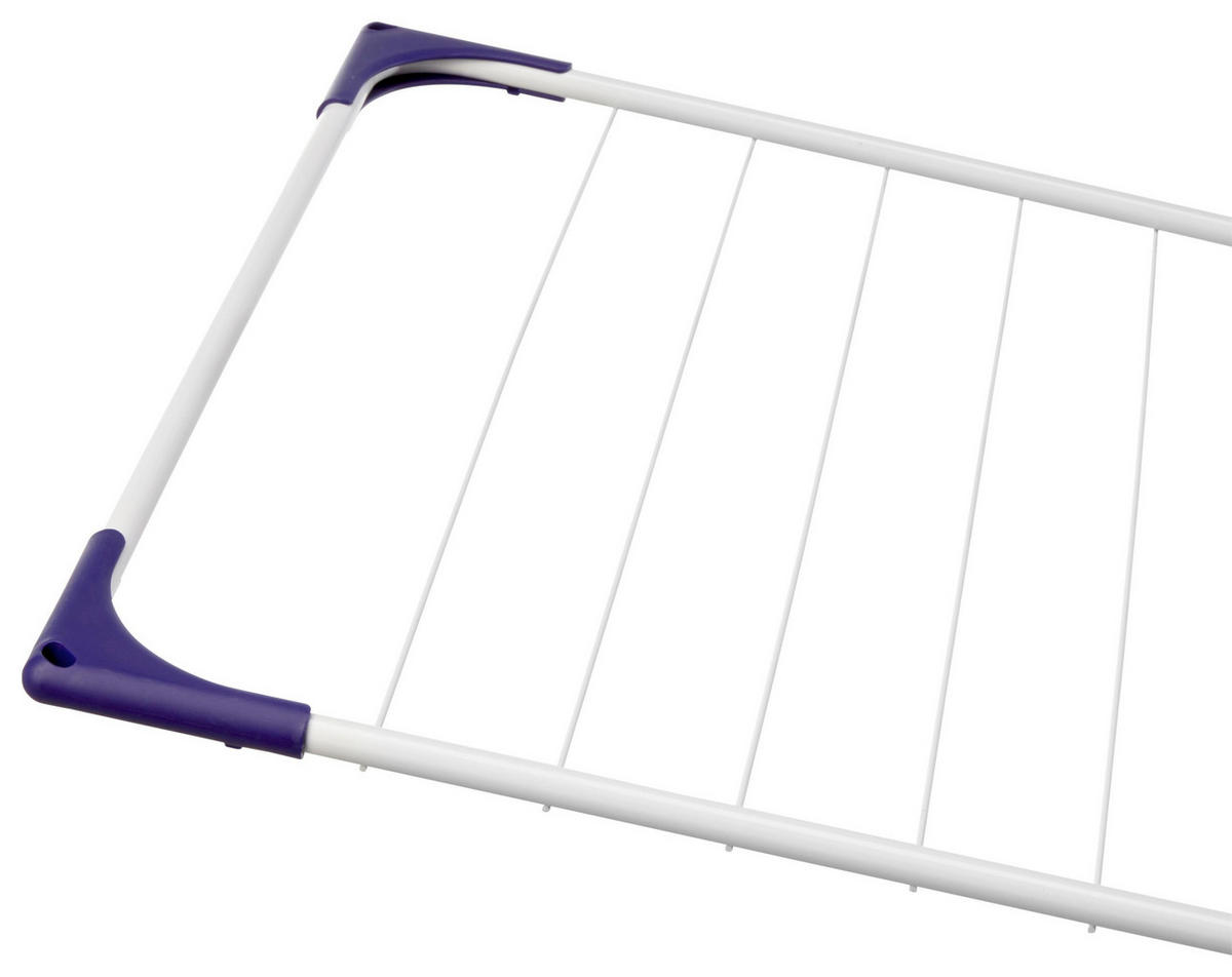 STANDTROCKNER 105/55,5/65 cm  - Weiß/Dunkelblau, KONVENTIONELL, Kunststoff/Metall (105/55,5/65cm) - Leifheit