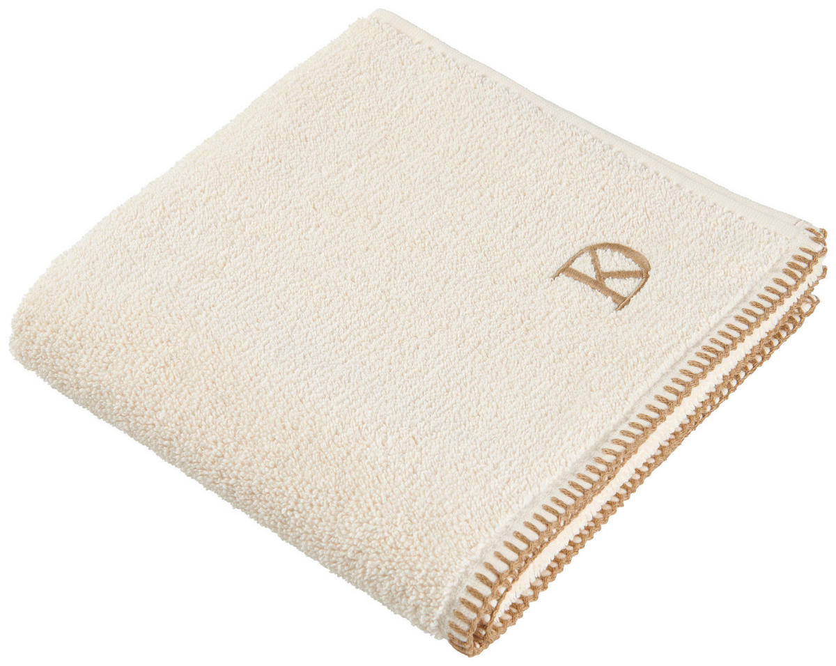 HANDDUK ecru  - ecru, Klassisk, textil (50/100cm) - Dieter Knoll
