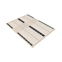 LATTENROST PROFI FRAME DUAL SILM 56 NV, 140/200 cm, Mittelzone verstellbar, Kernbirke  - Birkefarben/Buchefarben, Basics, Holz/Holzwerkstoff (140/200cm) - MID.YOU