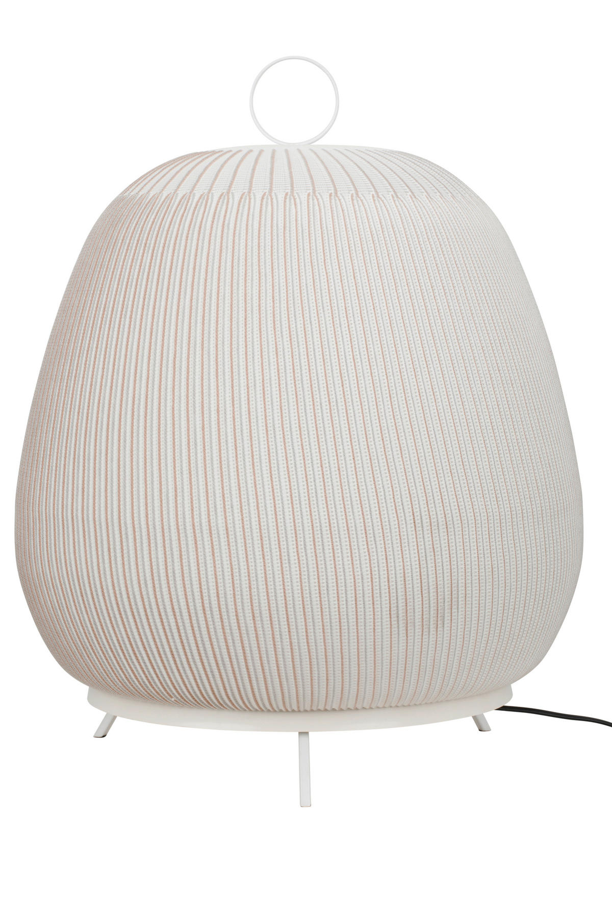 STEHLEUCHTE 45/54 cm  - Weiß, Trend, Kunststoff/Textil (45/54cm) - Collett's Monde